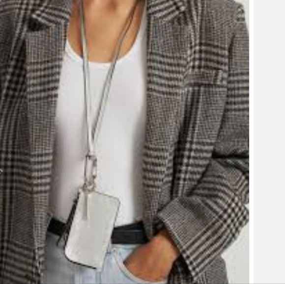 NWOT Forever 21 Classic Plaid Trench Coat Sz L - Picture 5 of 7